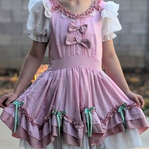 Kawaii ruffled lace party dress